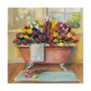 Trademark Fine Art Carol Rowan 'Bathtub Bouquet Ii' Canvas Art, 24x24 WAP04734-C2424GG